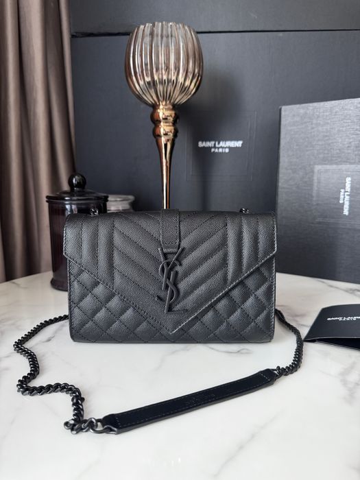 Torebka YSL Envelope black leather