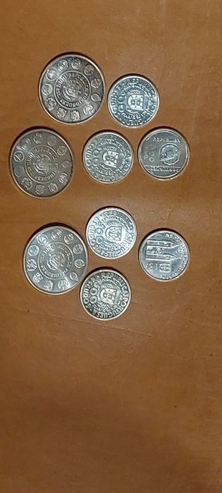 moedas de escudo em prata