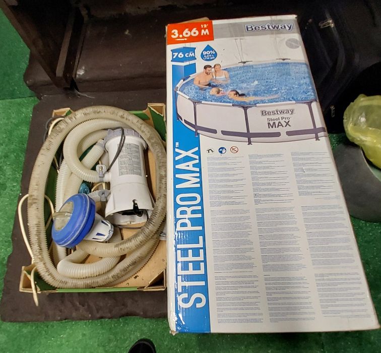 Basen stelażowy 366 x 76 cm