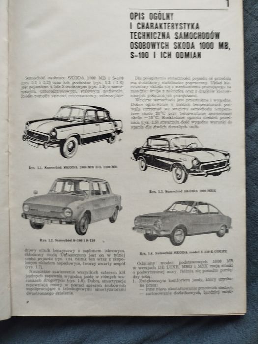 Naprawa samochodów SKODA 1000MB i S-100