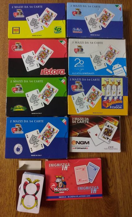 Игральные карты Modiano, Италия.