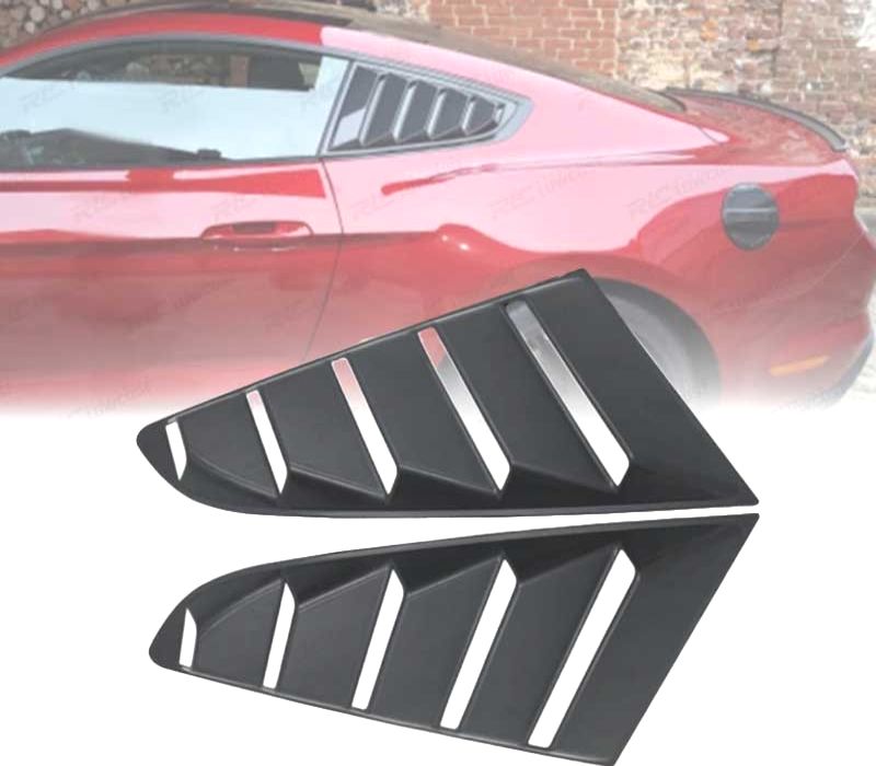 PERSIANA DE VIDRO LATERAL FORD MUSTANG 15-23 PRETO