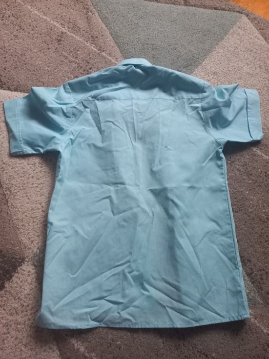 Koszula błękitna dla chłopca 122roz