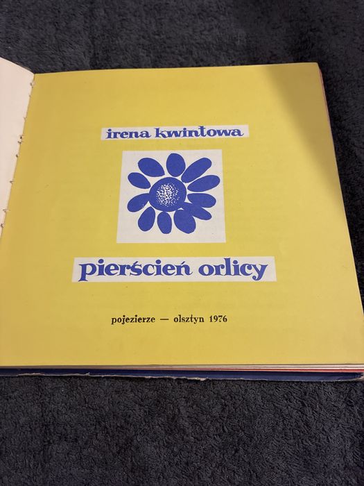 Pierścień Orlicy Kwitowa stare bajki prl 1976