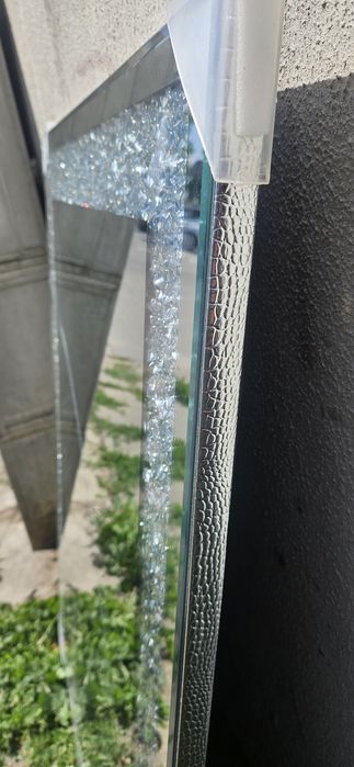 Lustro glamour, nowe, pęknięte/Odbiór osobisty