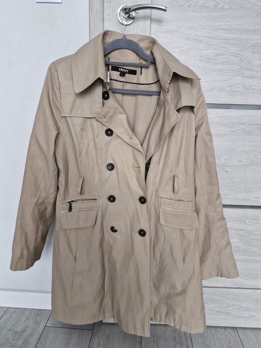 Trencz DKNY r.l kolor Camel