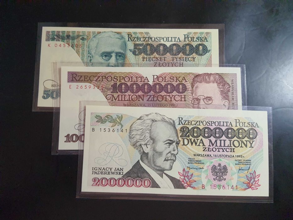 Zestaw banknotów PRL 17 szt. stan UNC !!!