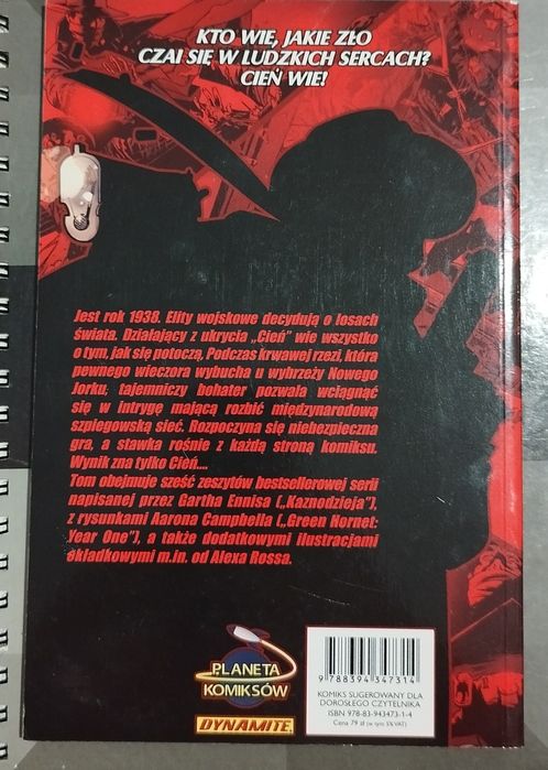 Shadow w ogniu stworzenia komiks