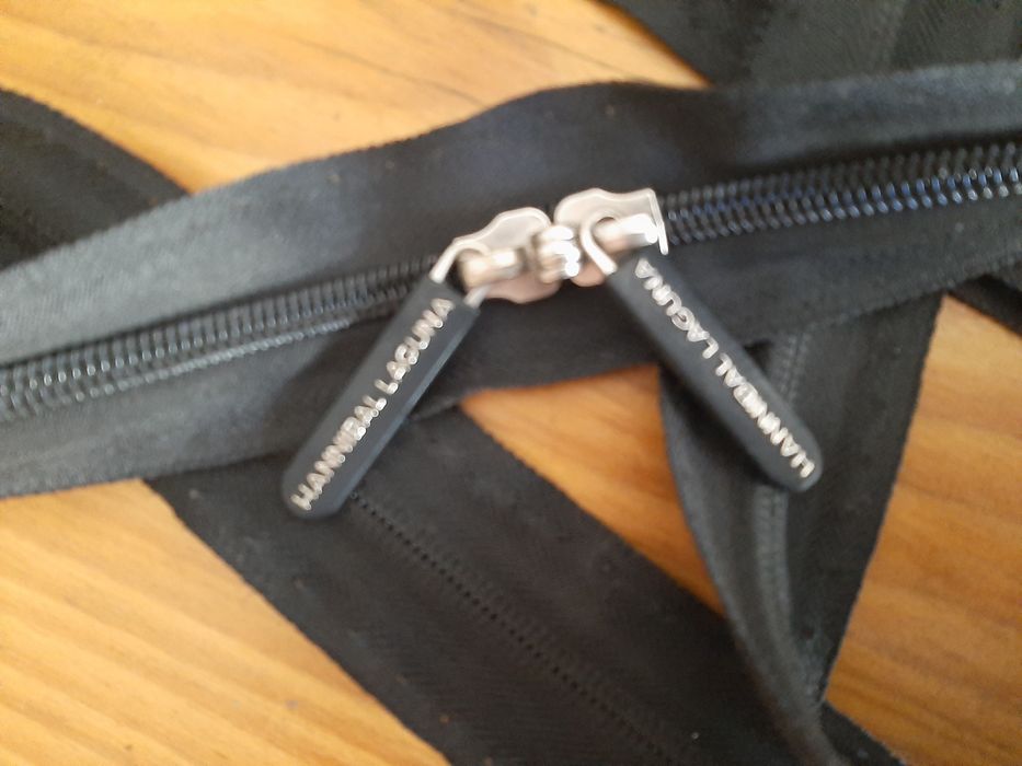 Fecho éclair de mala de viagem, preto, 1.40m, Hannibal Laguna