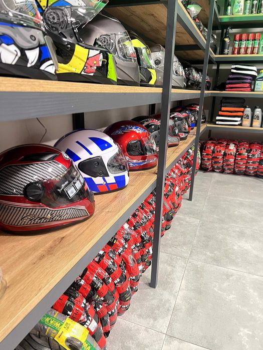 Шолом / шлем, інтеграл закритий з коміром Захисний мотошлем скутера