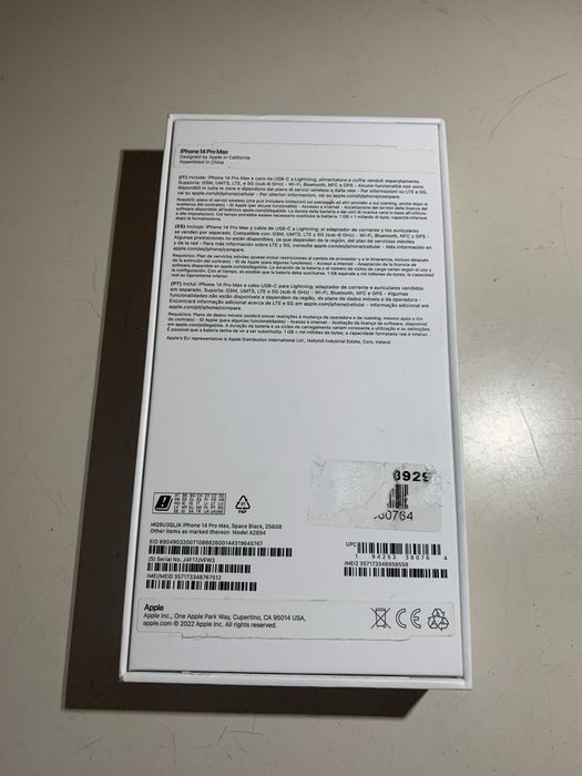 Caixa iphone 14 pro max