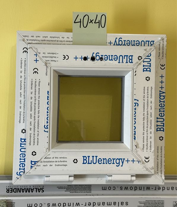 Okno PCV nowe 50 x 40, białe, dostępne od ręki! Inne rozmiary,kolory