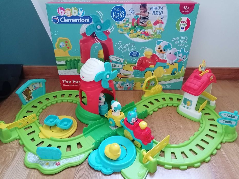 Clementoni Baby Animal Train (IN BOX, AS NEW)