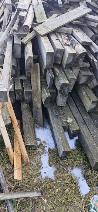 Krokwie kantówki deski opał