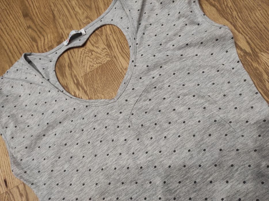 T-shirt damski z sercem na plecach rozm. M Denim&Co