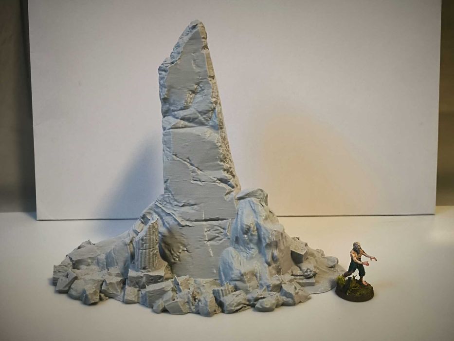 Zaginione miasto (Kataklizm) Duża skała 2 RPG D&D Makieta Diorama