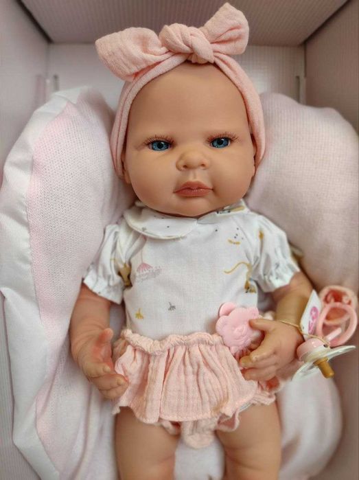 Пупс реборн вініловий Nina Berjuan, 45 см 8122 Іспанія reborn винил