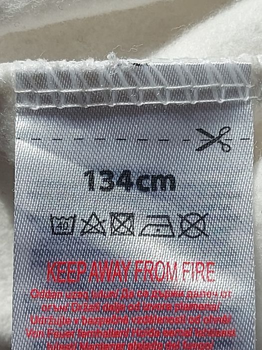 Bluzka z kapturem dresowa dziewczęca rozmiar 134 pony