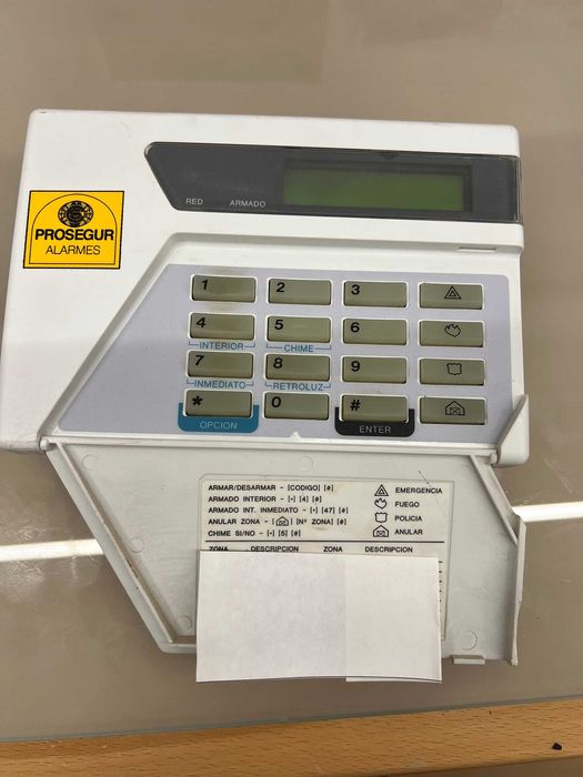 Teclado de P1Alpha1-ES (Original)- Alarmes - C&K Systems