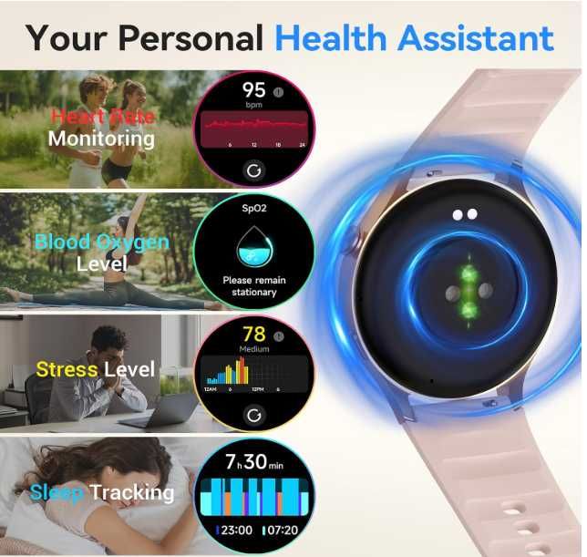 Smartwatch Inteligentny Fitpolo DR06 Róż