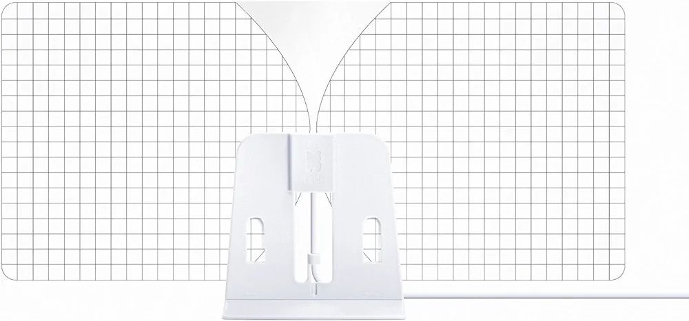 Antena wewnętrzna Monarch 50 Transparent HDTV Płaska