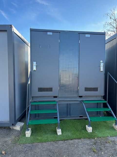 kontener sanitarny 2 x kabina wc