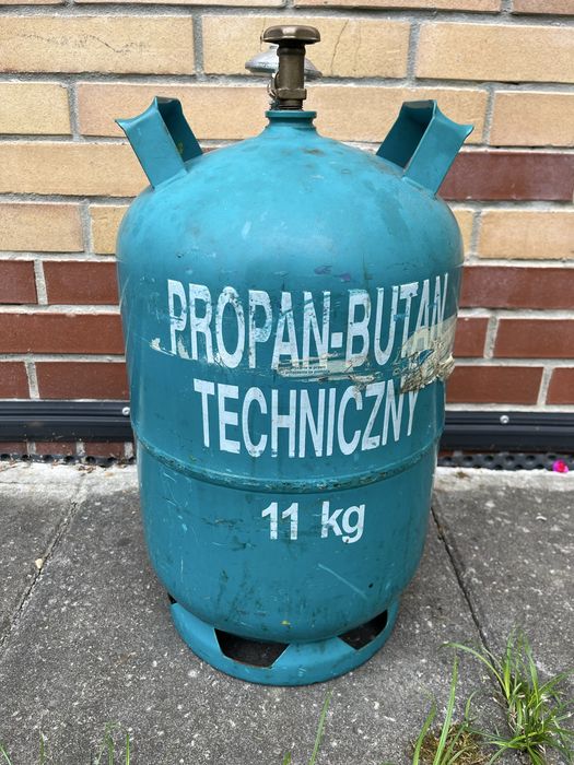 Butla gazowa 11kg, pusta, z reduktorem
