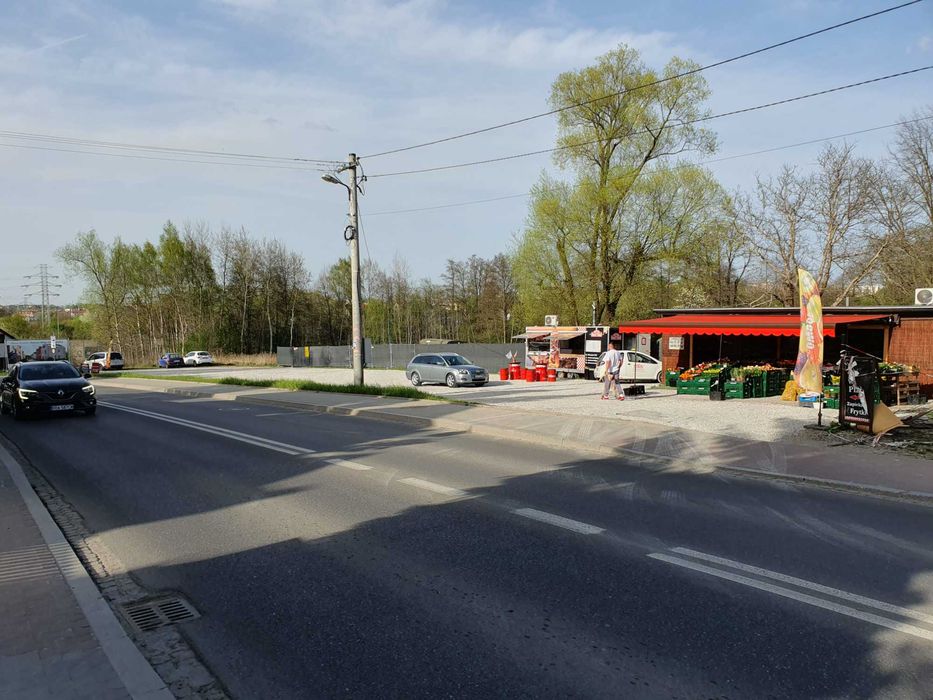 Wynajmę miejsce na placu - Kraków ul. Myślenicka - bardzo duży ruch
