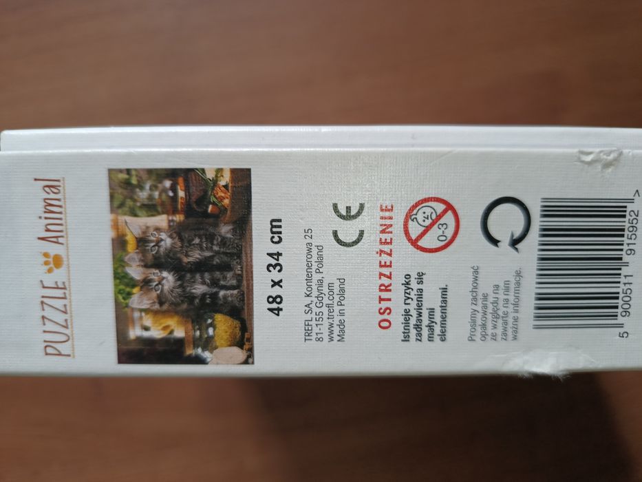 Puzzle Trefl z serii Animal - Koty. 500 elementów.
