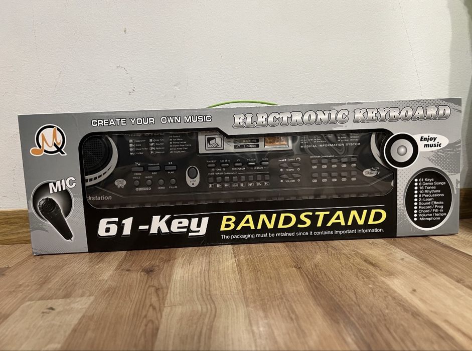Okazja! Nowy Keyboard z mikrofonem na prezent dla dziecka