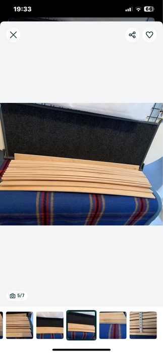 Listewki sprężynujące do stelaża na wymiar 90 cm - 16 sztuk