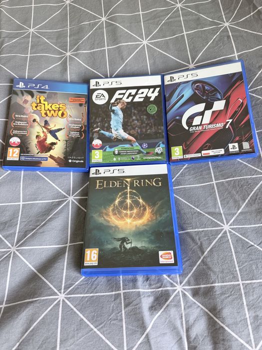 Gry na PS5 Gran Turismo 7 Elden Ring It Two Takes Fifa24