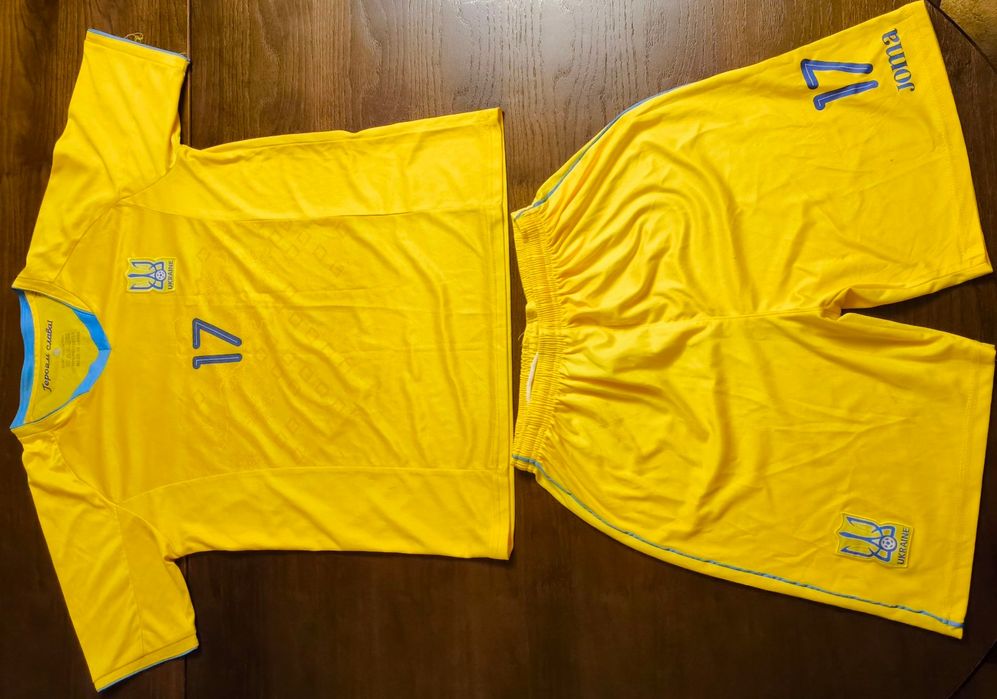 Футбольна форма футболка+шорти Збірна України УАФ