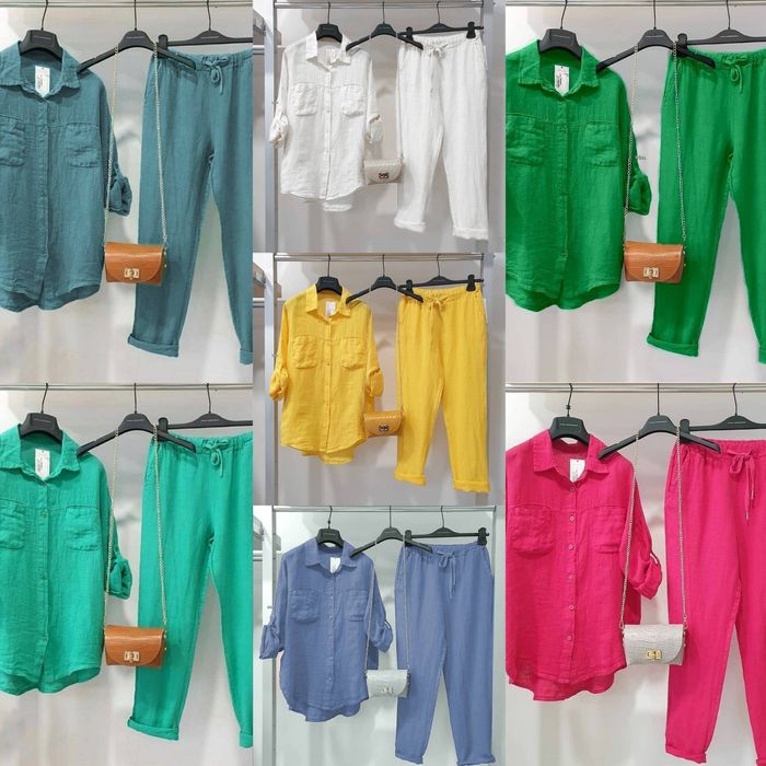 Жіночий надзвичайно легкий  Костюм з жатки PREMIUM якості