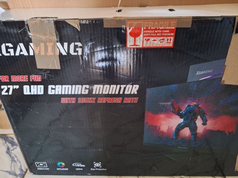 Monitor Gamingowy 27 cali LED RGB QHD 165 Hz