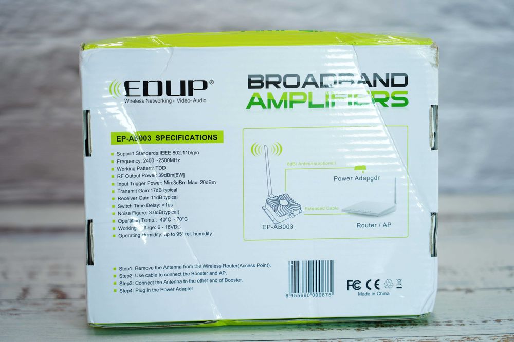 Підсилювач Wi-Fi EDUP 2,4 ГГц EDUP AB003-2.4G 8W
