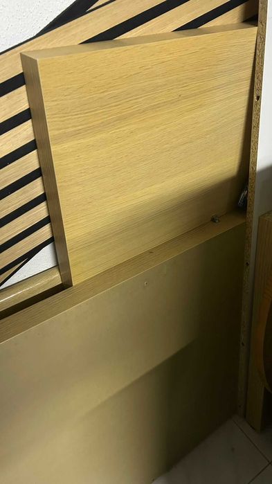 Secretária IKEA MALM extensível – como nova - cor Carvalho