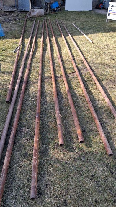 rury grubościenne 8 szt. 48mmx7m