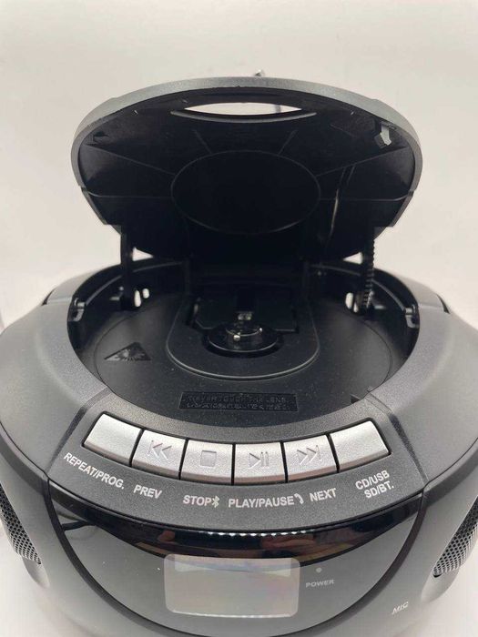 Gelielim Boombox – przenośny odtwarzacz CD z Bluetooth radioAM/FM 6012