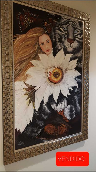 Quadros pintados á mão
