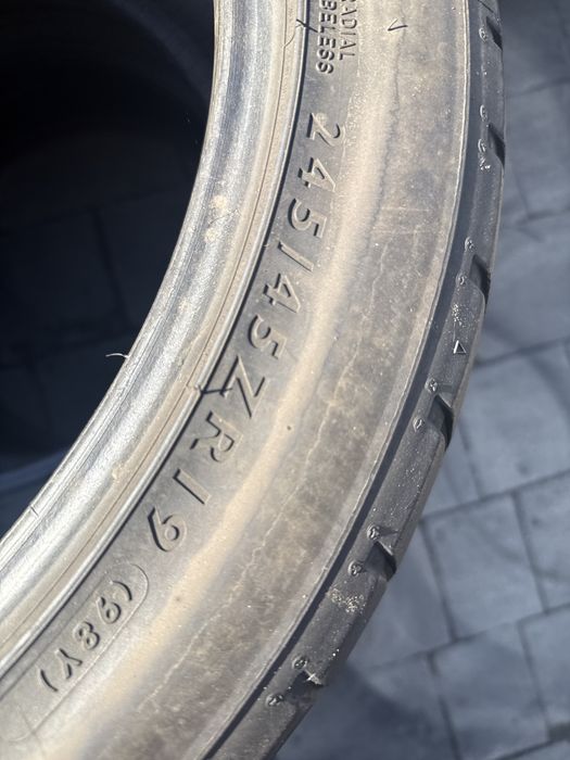 Шини резина 245/45/19 r19 Dunlop пара літні