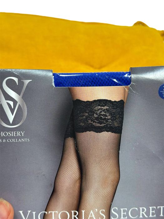 Сітчасті сині чулки панчохи XL Victoria's Secret оригінал