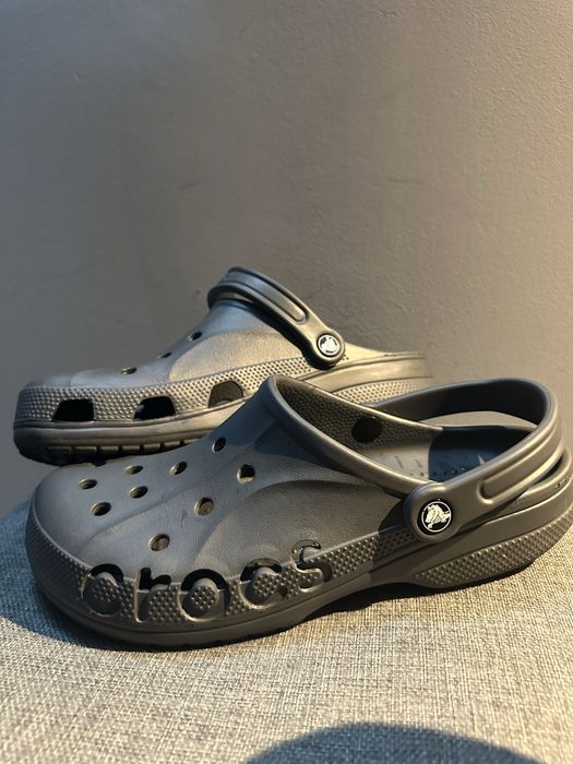 Crocs klapki zabudowne czarne używane 1 dzien