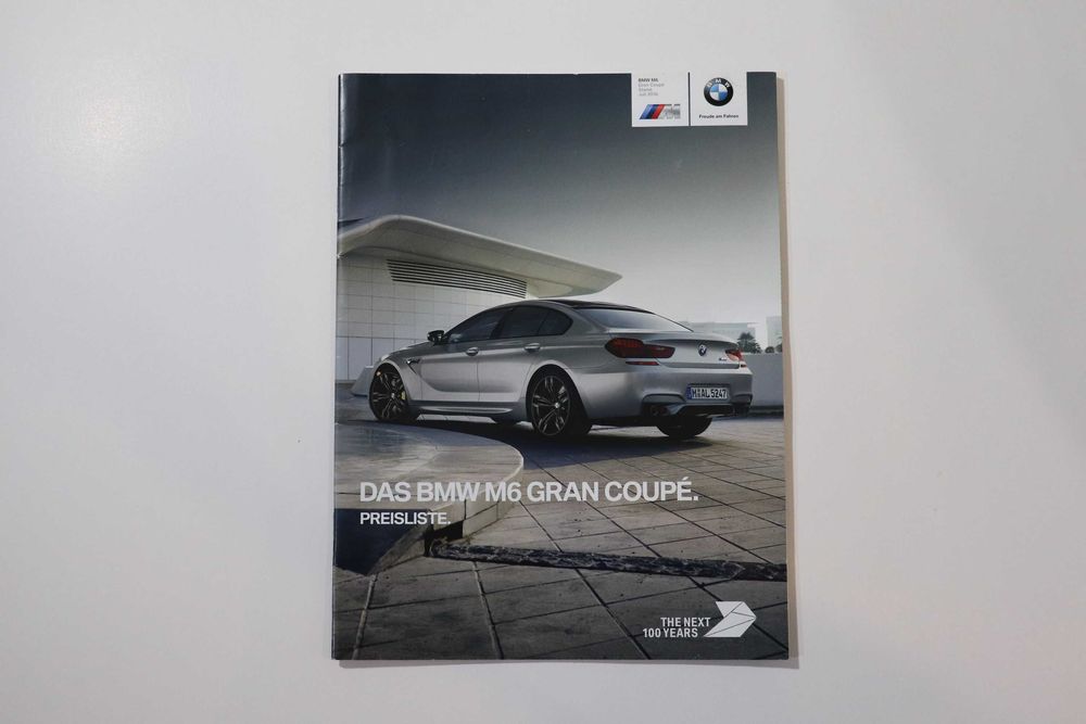 Catálogo BMW M6 Gran Coupé