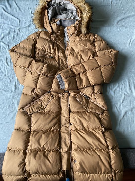 Płaszcz puchowy kurtka puchowa Marc O’Polo M 38 brązowy