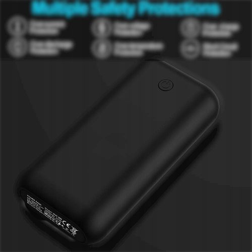POWERBANK 10000 mAh Power USB Czarny Kabel Przenośny Kieszonkowy Mini