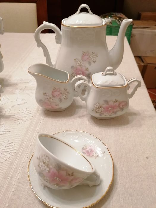 Serviço de café e chá (54peças) da Vista Alegre- novo