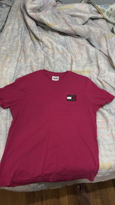 Thishirt TOMMY JEANS rosa de homem