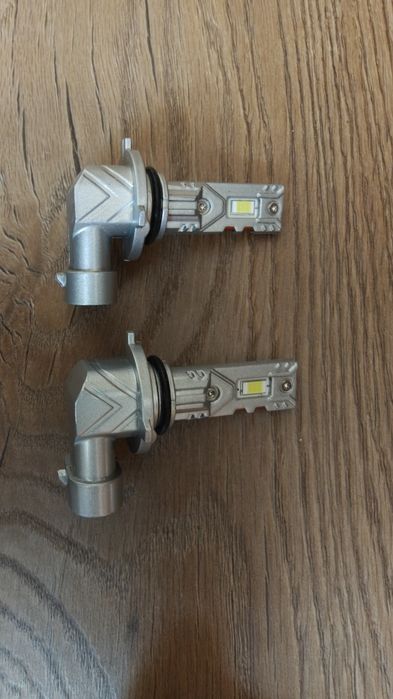 Комплект. LED лампи H1 H3 H4 H7 H8 H9 H11 HB3 9005 HB4 9006 H27 H13  70W 18000Lm 6000K безвентиляторні IP68 комплект 12-18В. Ціна за 2шт.