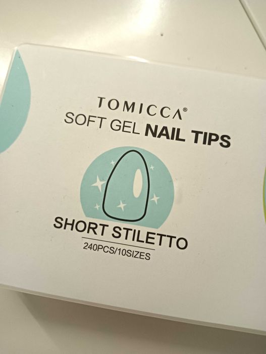 Tomicca Soft Gel Nails 240 pcs – Short Stiletto